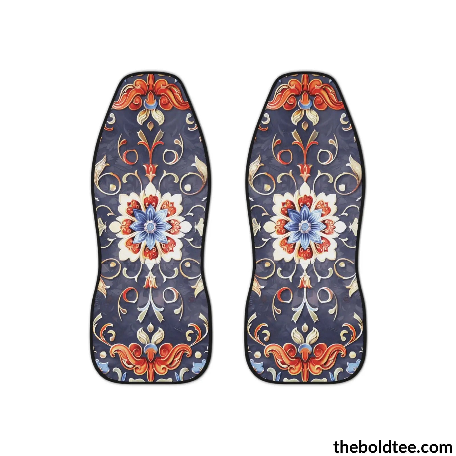 Royal Pattern Car Seat Covers (2 Pcs.) All Over Prints