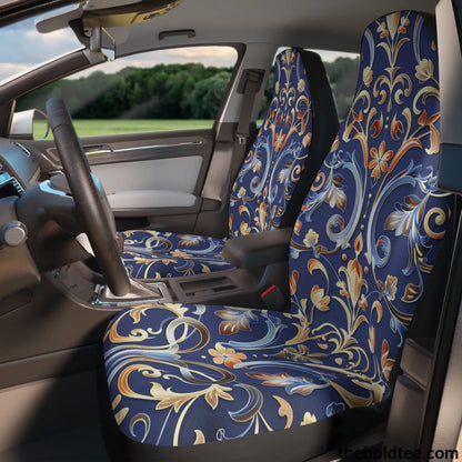 Royal Pattern Car Seat Covers (2 Pcs.) All Over Prints