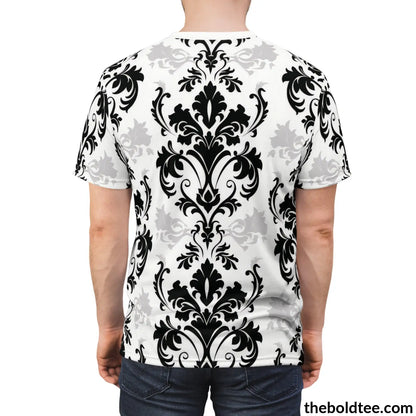 Royal Pattern Tee - Premium All Over Print Crewneck Shirt Prints