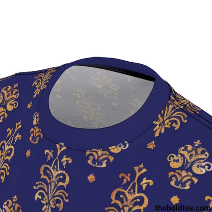 Royal Pattern Tee - Premium All Over Print Crewneck Shirt Prints