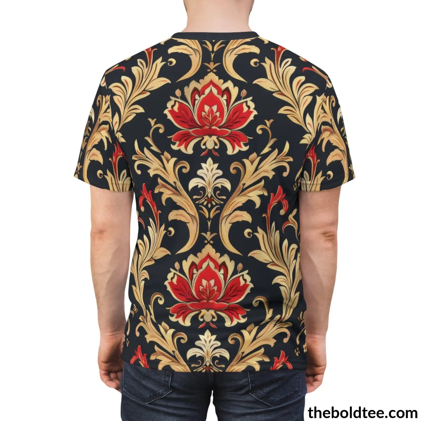 Royal Pattern Tee - Premium All Over Print Crewneck Shirt Prints