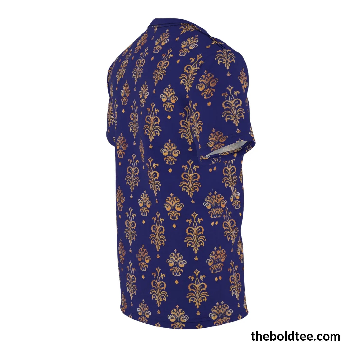 Royal Pattern Tee - Premium All Over Print Crewneck Shirt Prints