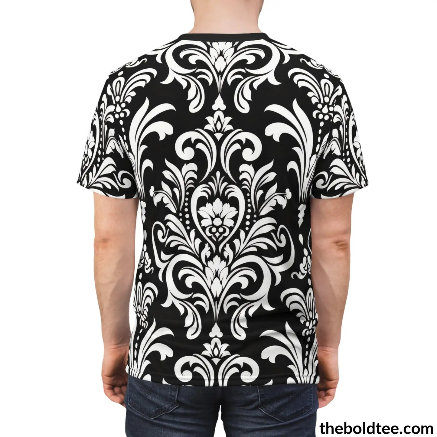 Royal Pattern Tee - Premium All Over Print Crewneck Shirt Prints