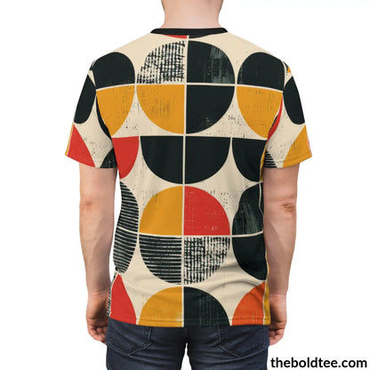 Scandinavian Pattern Tee - Premium All Over Print Crewneck Shirt Prints