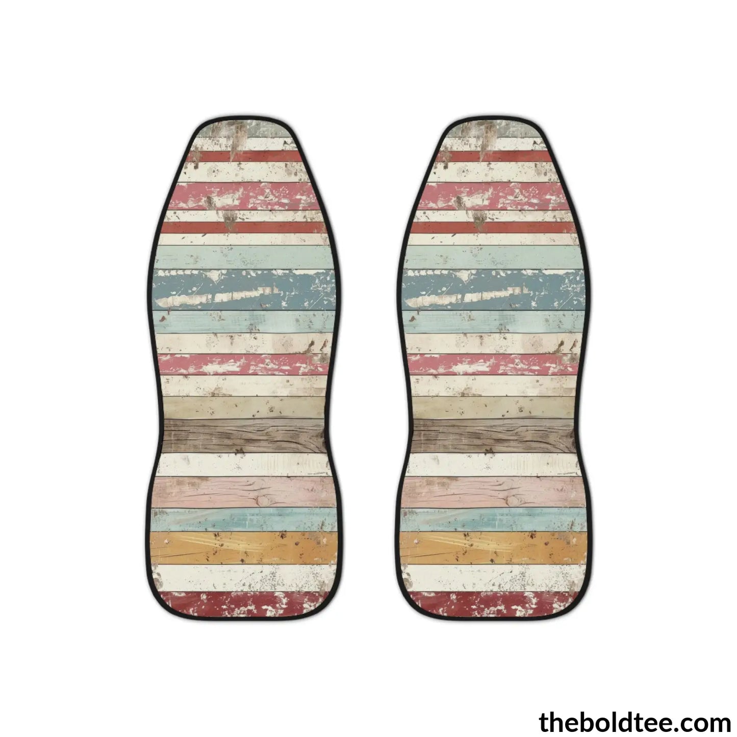 Shabby Chic Car Seat Covers (2 Pcs.) All Over Prints