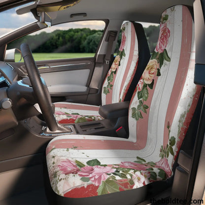 Shabby Chic Car Seat Covers (2 Pcs.) All Over Prints