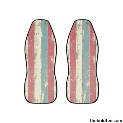 Shabby Chic Car Seat Covers (2 Pcs.) All Over Prints