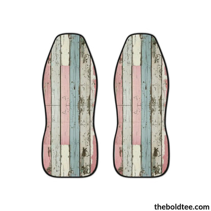 Shabby Chic Car Seat Covers (2 Pcs.) All Over Prints