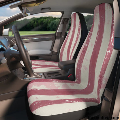 Shabby Chic Car Seat Covers (2 Pcs.) All Over Prints