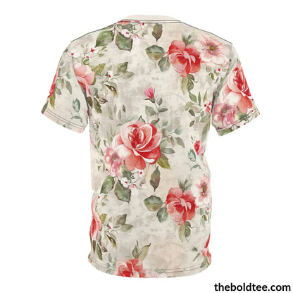 Shabby Chic Tee - Premium All Over Print Crewneck Shirt Prints