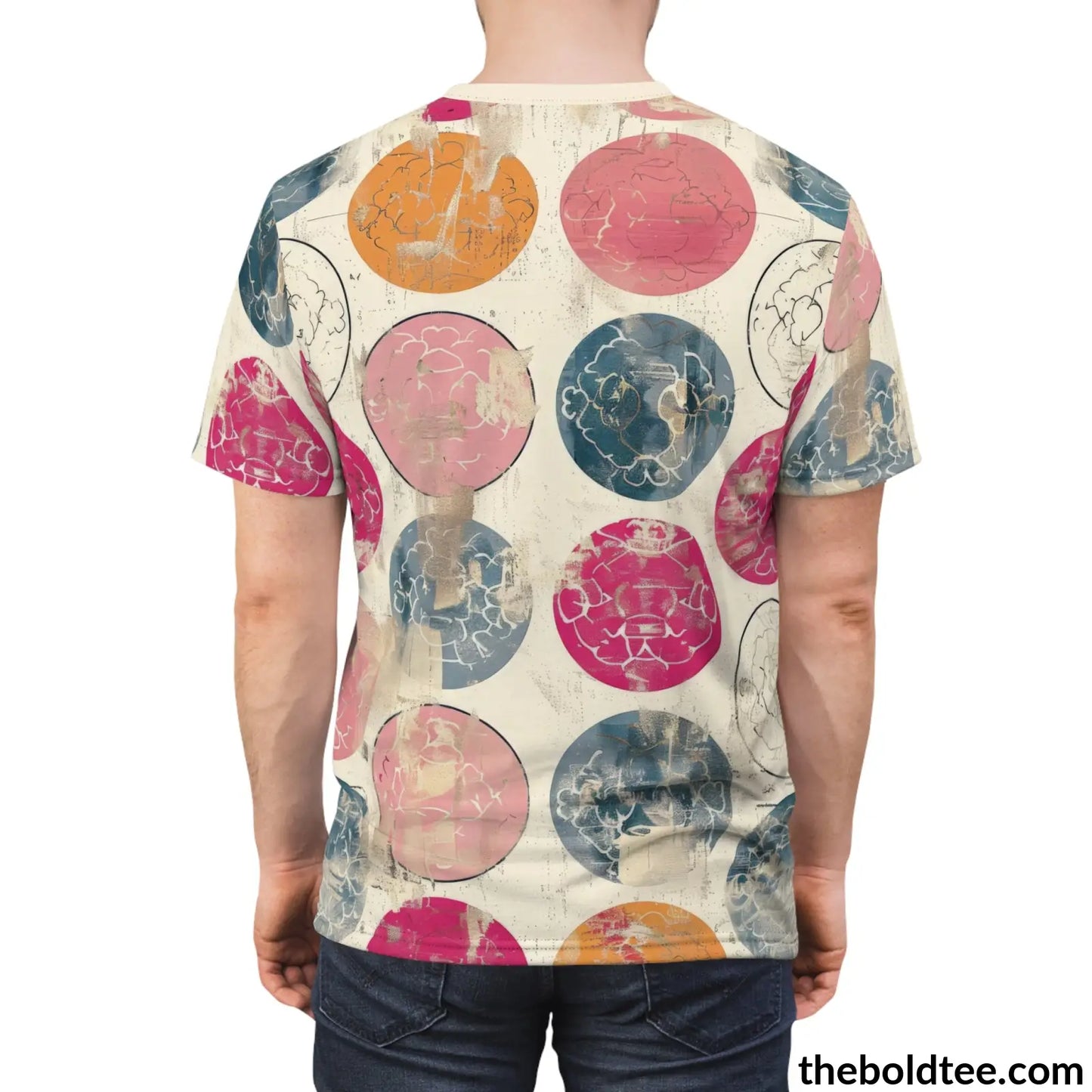 Shabby Chic Tee - Premium All Over Print Crewneck Shirt Prints