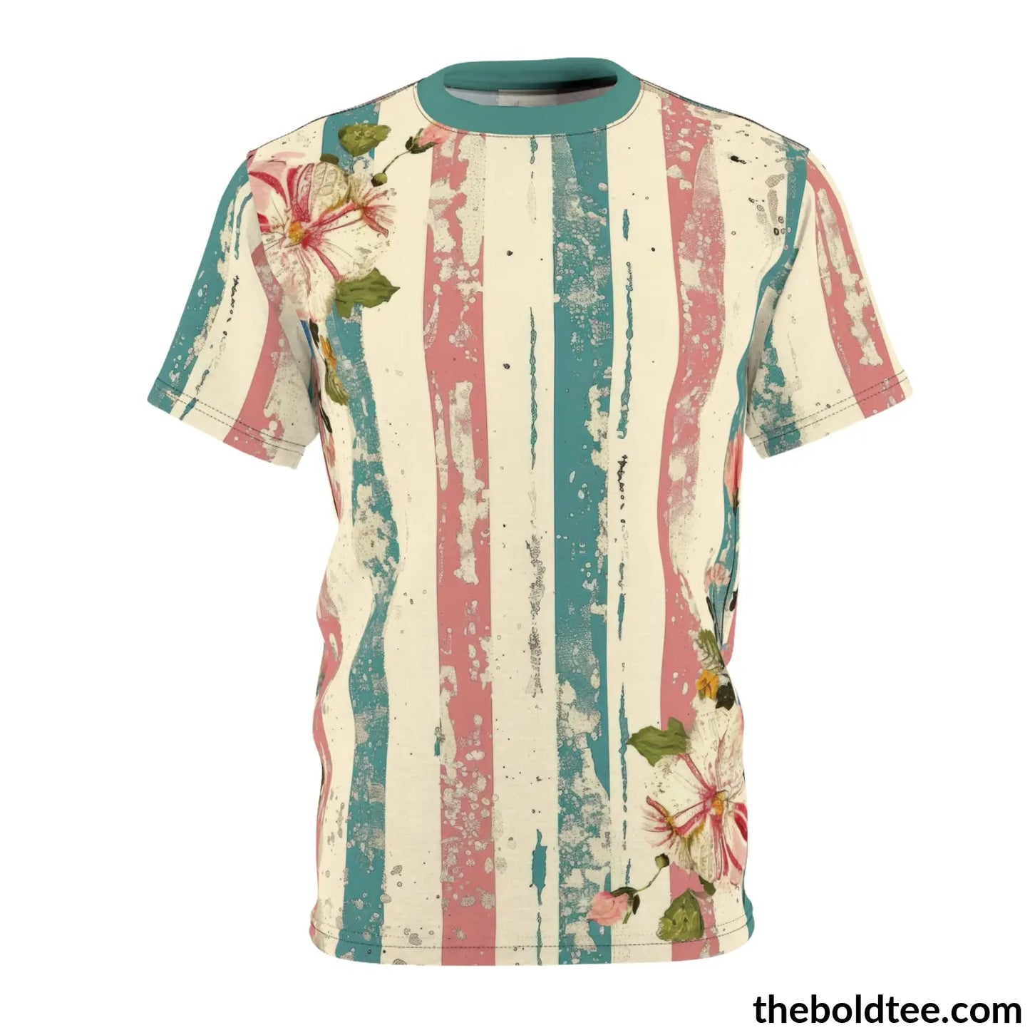 Shabby Chic Tee - Premium All Over Print Crewneck Shirt S Prints