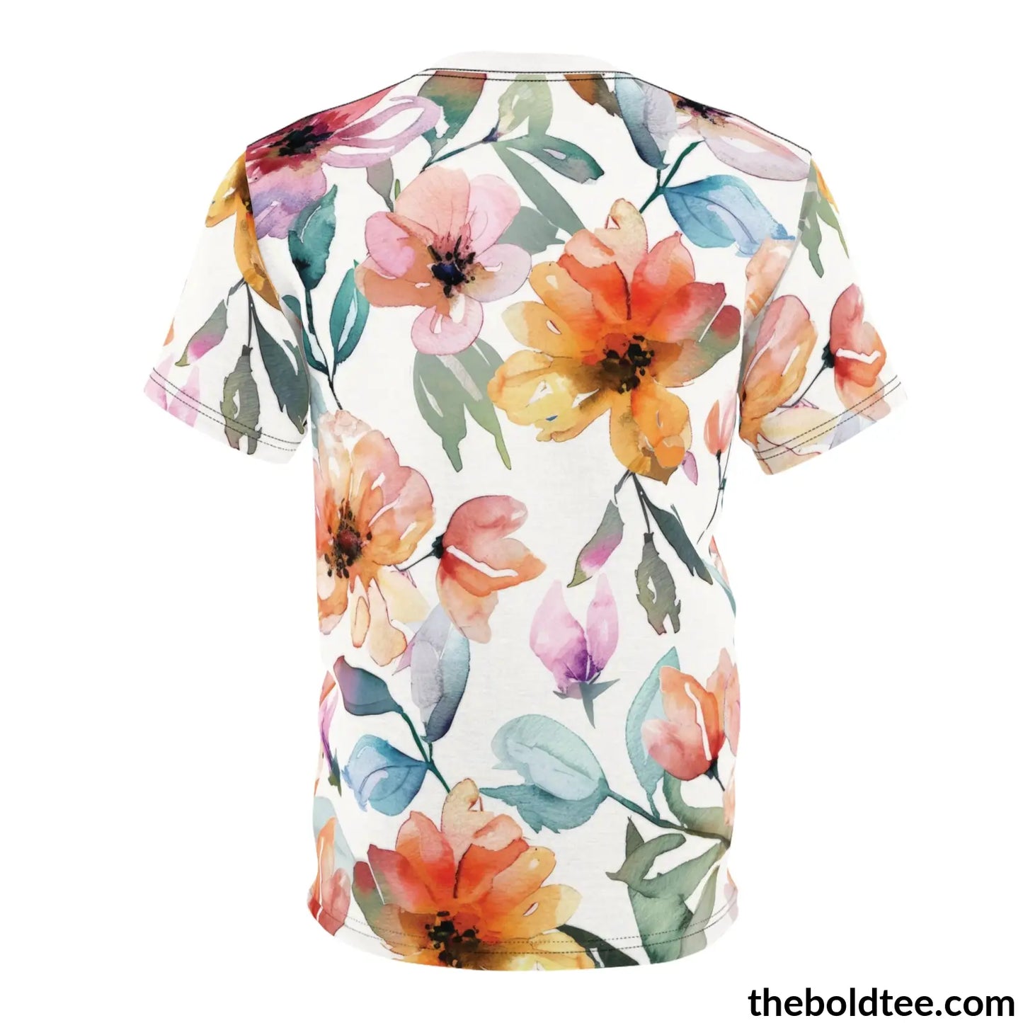 Summer Flower Tee - Premium All Over Print Crewneck Shirt Prints