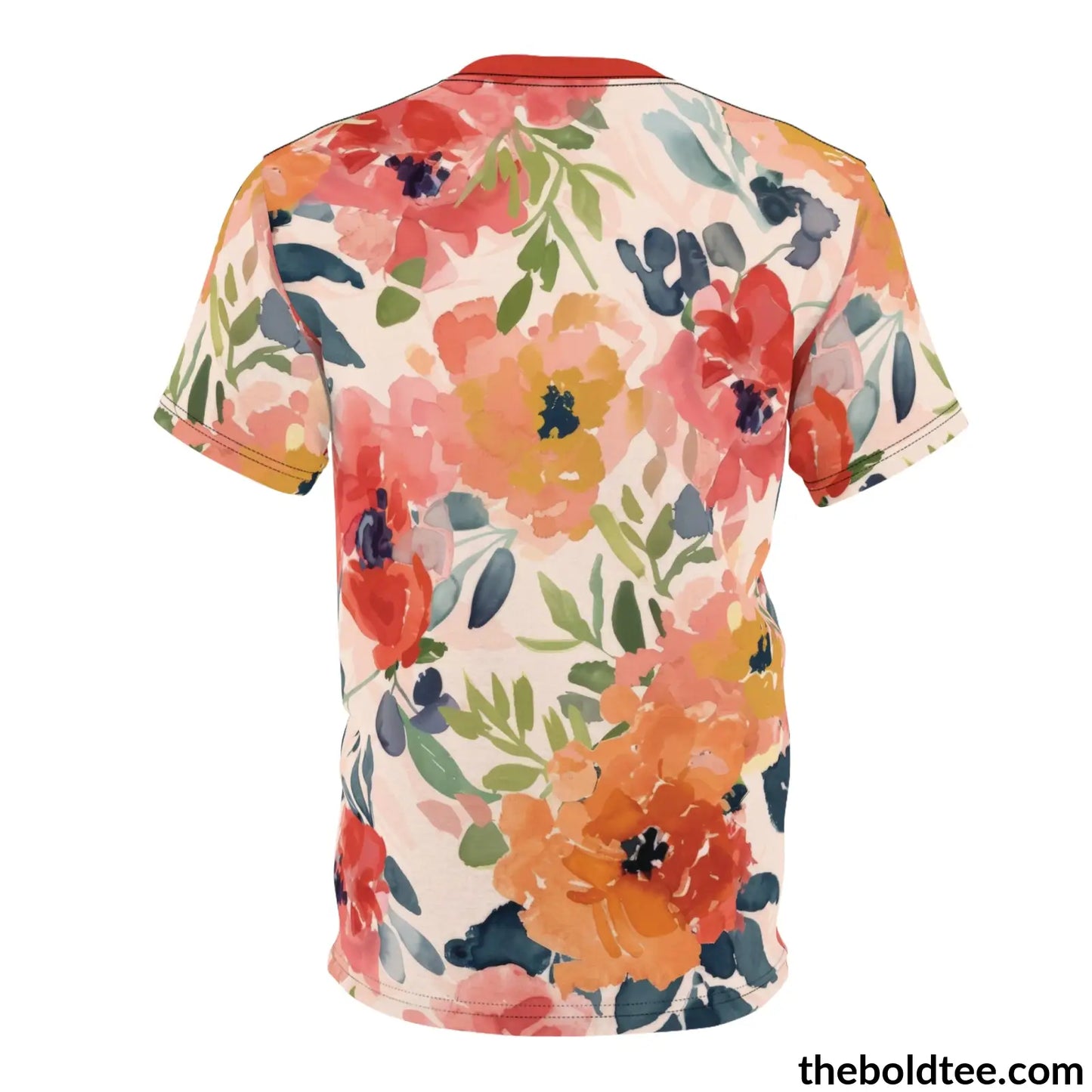 Summer Flower Tee - Premium All Over Print Crewneck Shirt Prints