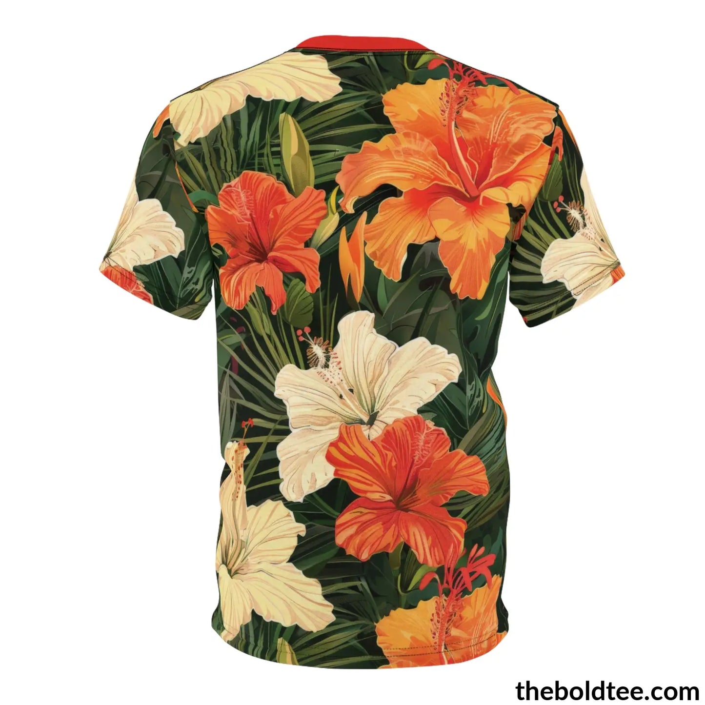 Summer Flower Tee - Premium All Over Print Crewneck Shirt Prints