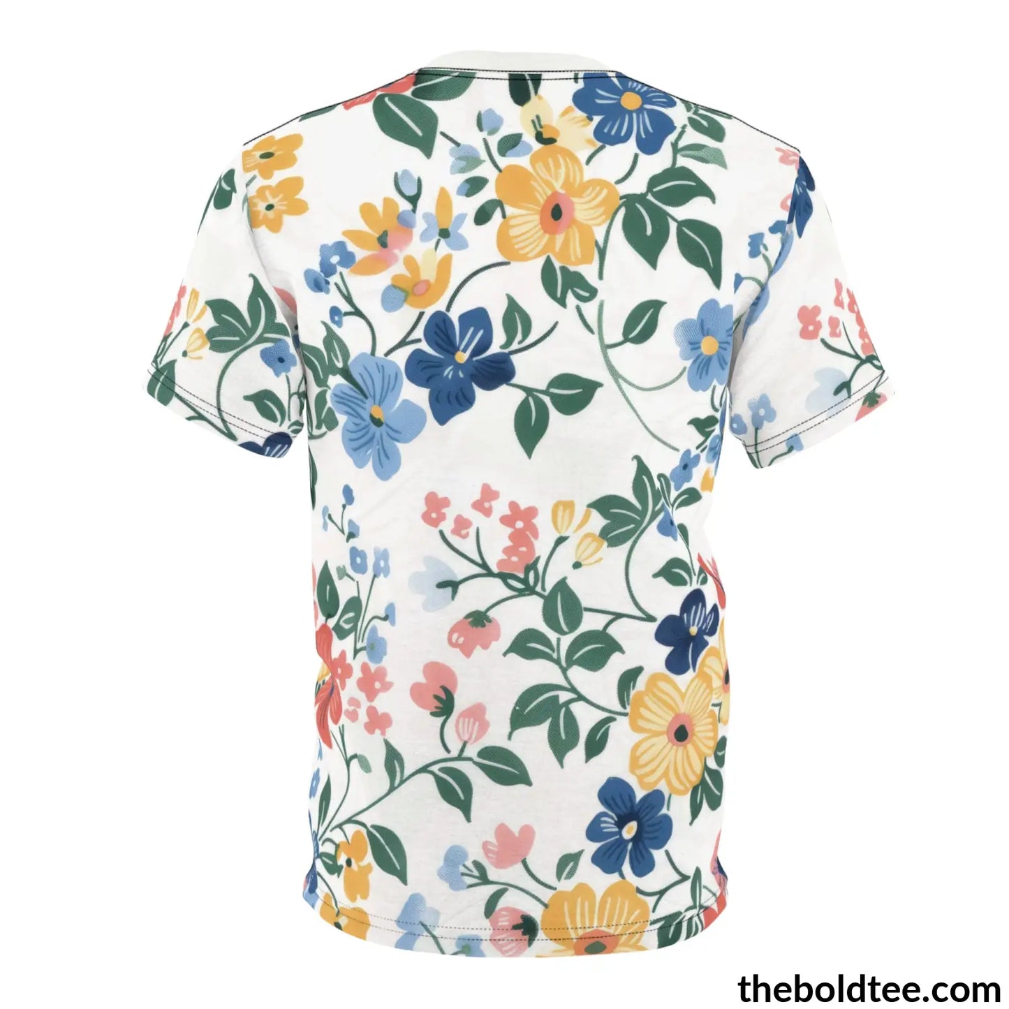 Summer Flower Tee - Premium All Over Print Crewneck Shirt Prints