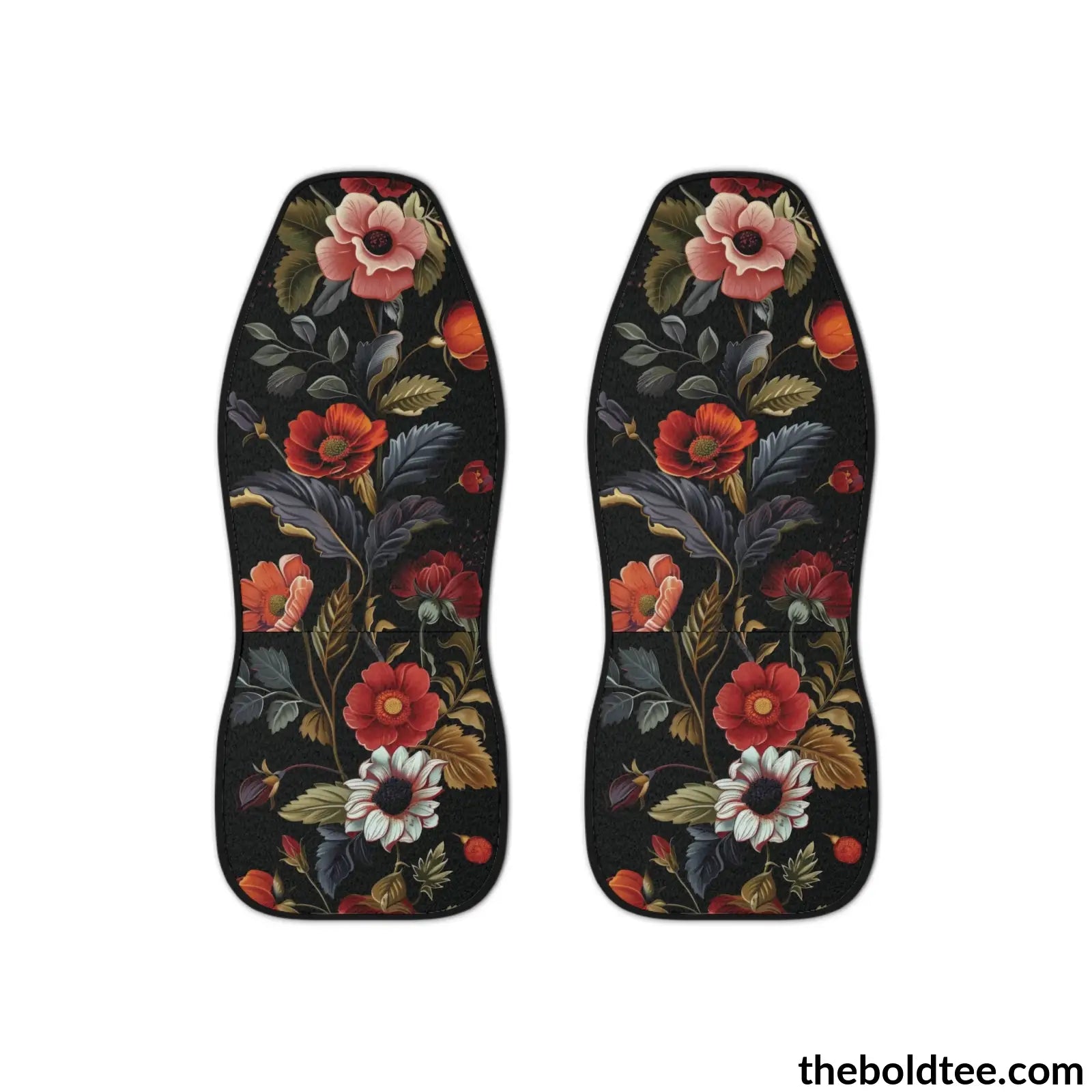 Summer Flowers Car Seat Covers (2 Pcs.) All Over Prints