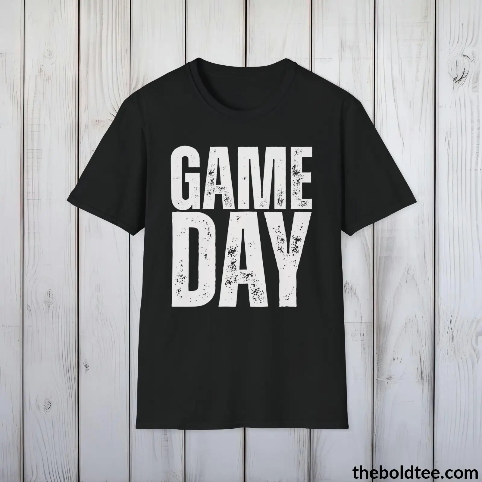 T-Shirt Black / S Game Day Sports Fan T-Shirt - Casual Game Day Cotton Crewneck Tee - Eco-Friendly & Stylish Game Wear - 9 Colors