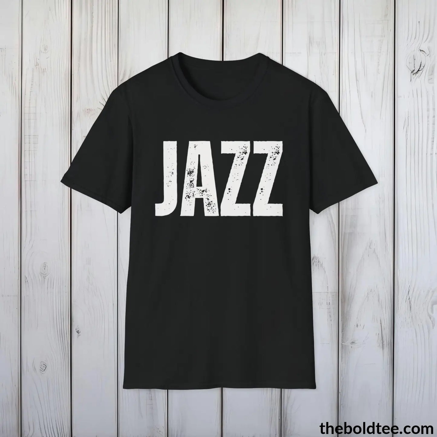 T-Shirt Black / S JAZZ Tee - Bold Urbnan Cotton T-Shirt - 9 Epic Colors Available