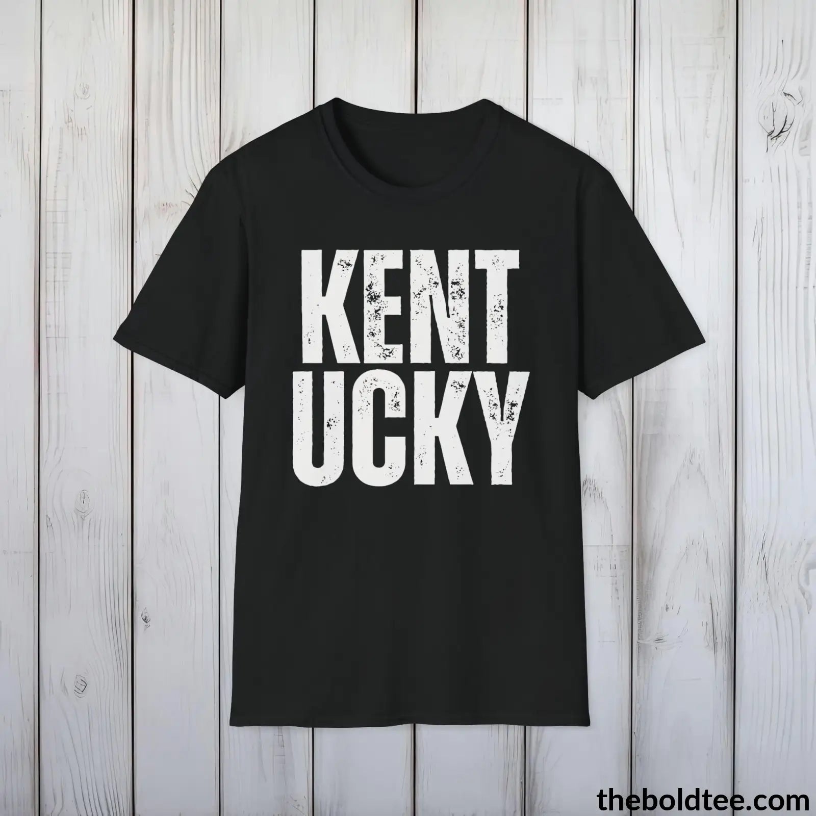 T-Shirt Black / S KENTUCKY Tee - Casual, Sustainable & Soft Cotton Crewneck Unisex T-Shirt - 9 Bold Colors