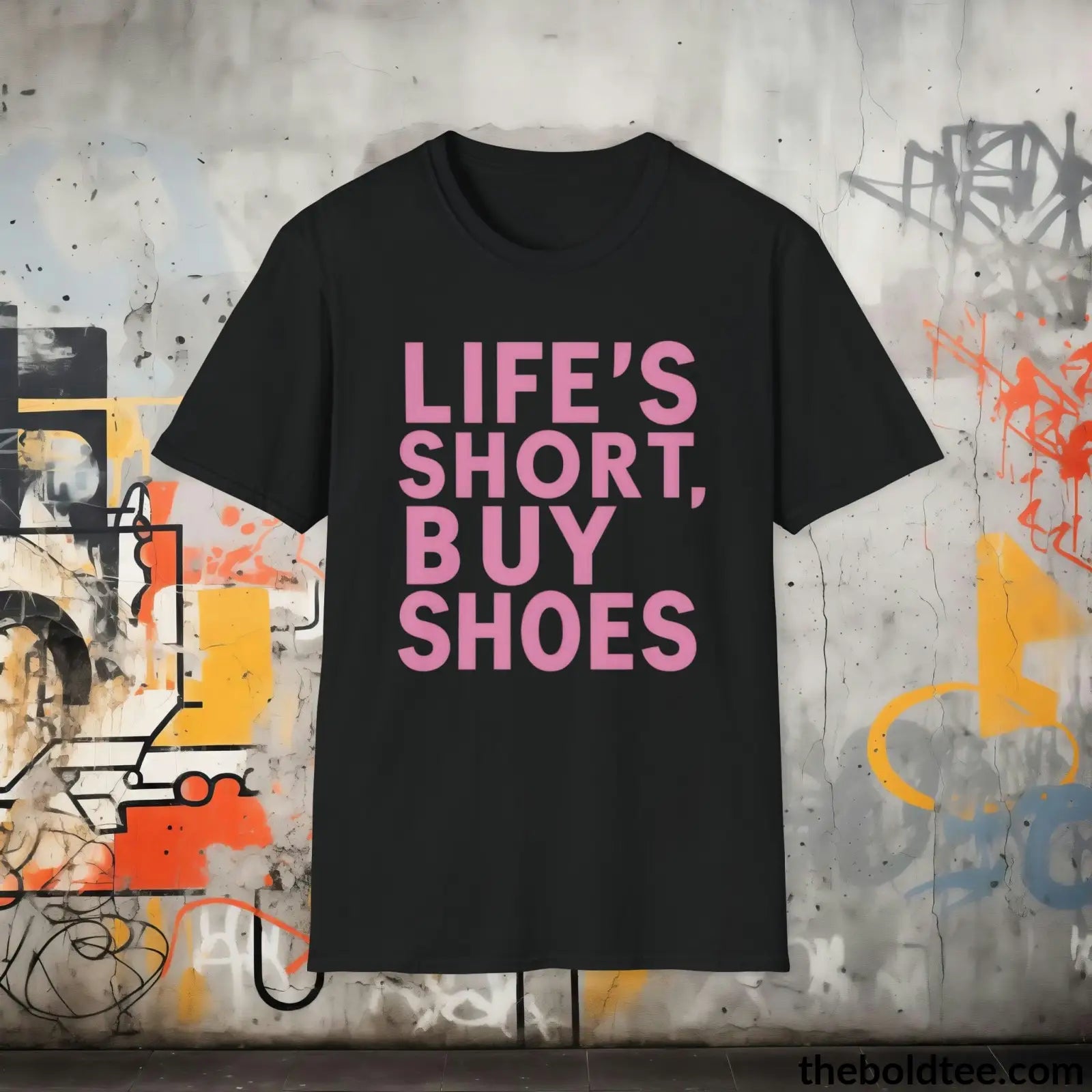 T-Shirt Black / S Shoe Lover's Delight T-Shirt - Sneaker Enthusiast's Softstyle Shirt - Perfect Gift for Cool Friends - 100% Ring-Spun Cotton - 3 Colors