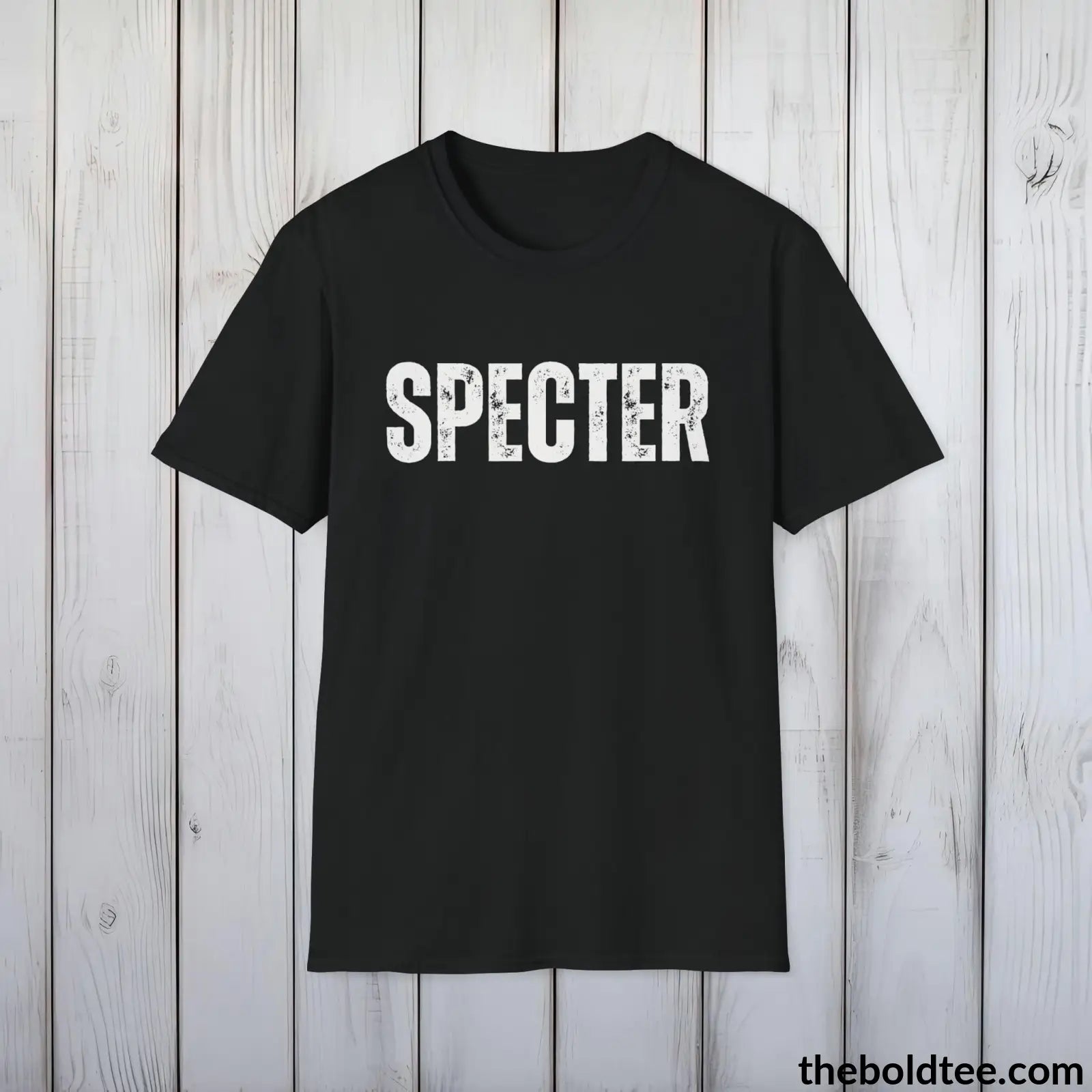 T-Shirt Black / S SPECTER Tee - Bold Urbnan Cotton T-Shirt - 9 Epic Colors Available