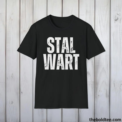 T-Shirt Black / S STALWART Tee - Casual, Sustainable & Soft Cotton Crewneck Unisex T-Shirt - 9 Bold Colors