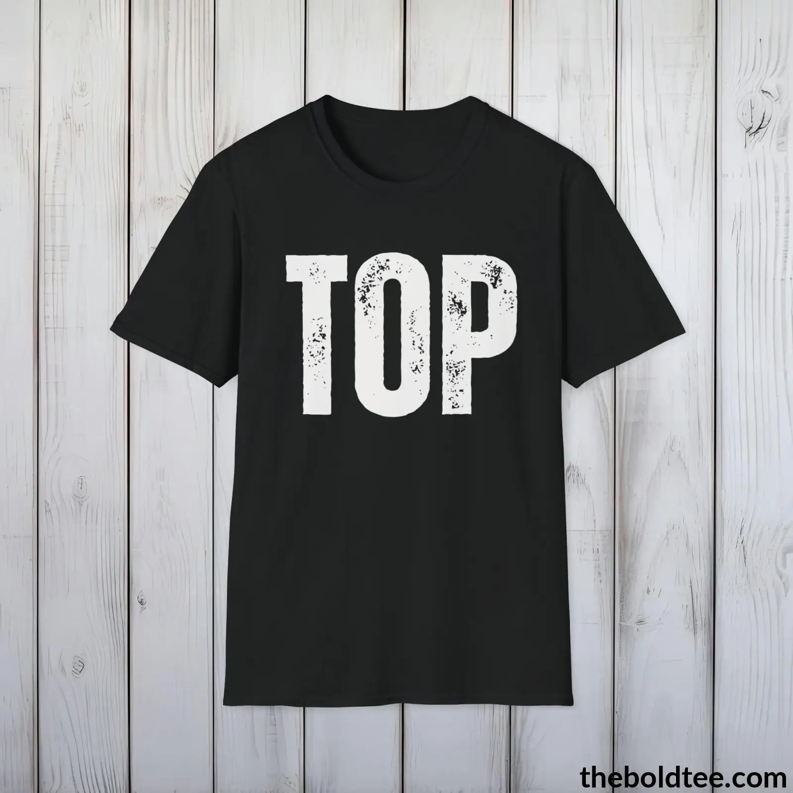 T-Shirt Black / S TOP Tee - Bold Urbnan Cotton T-Shirt - 9 Epic Colors Available