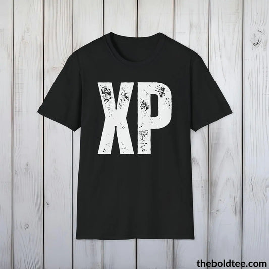 T-Shirt Black / S XP Gamer Tee - Sustainable & Soft Cotton Crewneck Unisex T-Shirt - 9 Bold Colors