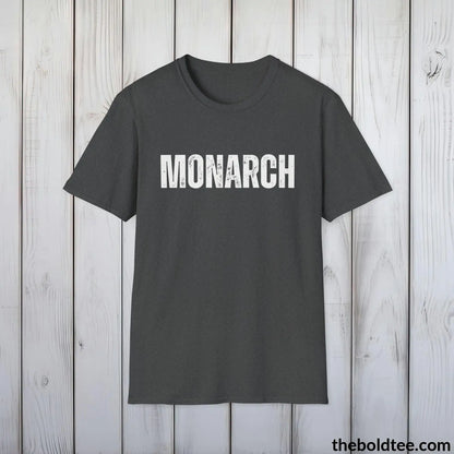 T-Shirt Dark Heather / S MONARCH Tee - Bold Urbnan Cotton T-Shirt - 9 Epic Colors Available