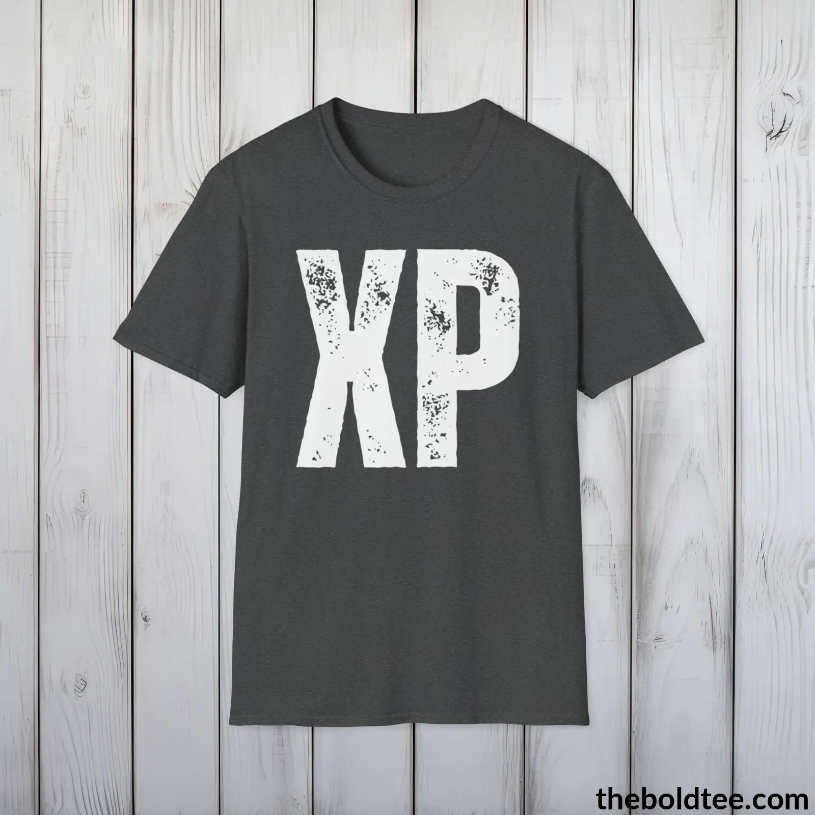 T-Shirt Dark Heather / S XP Gamer Tee - Sustainable & Soft Cotton Crewneck Unisex T-Shirt - 9 Bold Colors