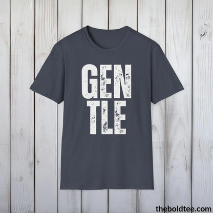 T-Shirt GENTLE Tee - Casual, Sustainable & Soft Cotton Crewneck Unisex T-Shirt - 9 Bold Colors