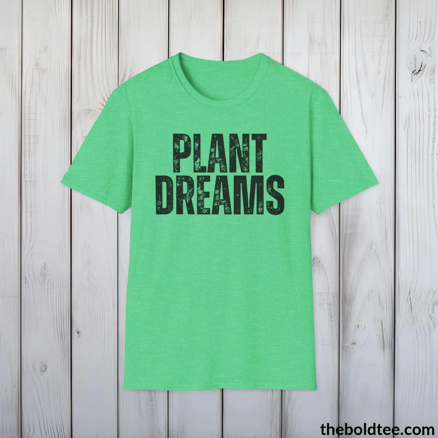 T-Shirt Heather Irish Green / S PLANT DREAMS Gardening Tee - Soft & Strong Cotton Crewneck Unisex T-Shirt - 8 Trendy Colors