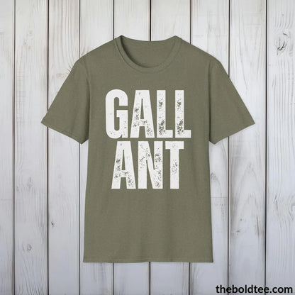 T-Shirt Heather Military Green / S GALLANT Tee - Casual, Sustainable & Soft Cotton Crewneck Unisex T-Shirt - 9 Bold Colors