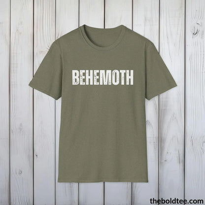 T-Shirt Heather Military Green / S NEHEMOTH Tee - Bold Urbnan Cotton T-Shirt - 9 Epic Colors Available