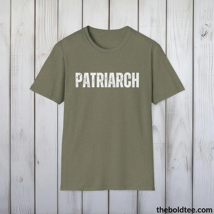 T-Shirt Heather Military Green / S PATRIARCH Tee - Bold Urbnan Cotton T-Shirt - 9 Epic Colors Available