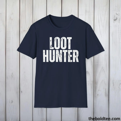 T-Shirt LOOT HUNTER Gamer Tee - Sustainable & Soft Cotton Crewneck Unisex T-Shirt - 9 Bold Colors