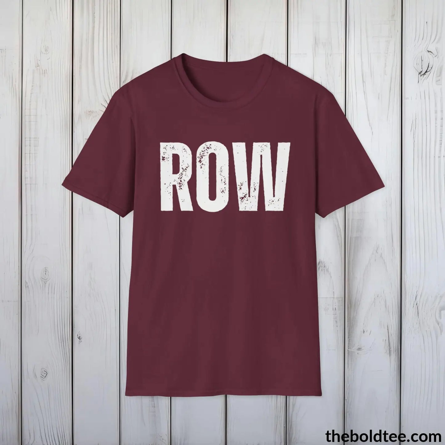 T-Shirt Maroon / S ROW Tee - Bold Urbnan Cotton T-Shirt - 9 Epic Colors Available