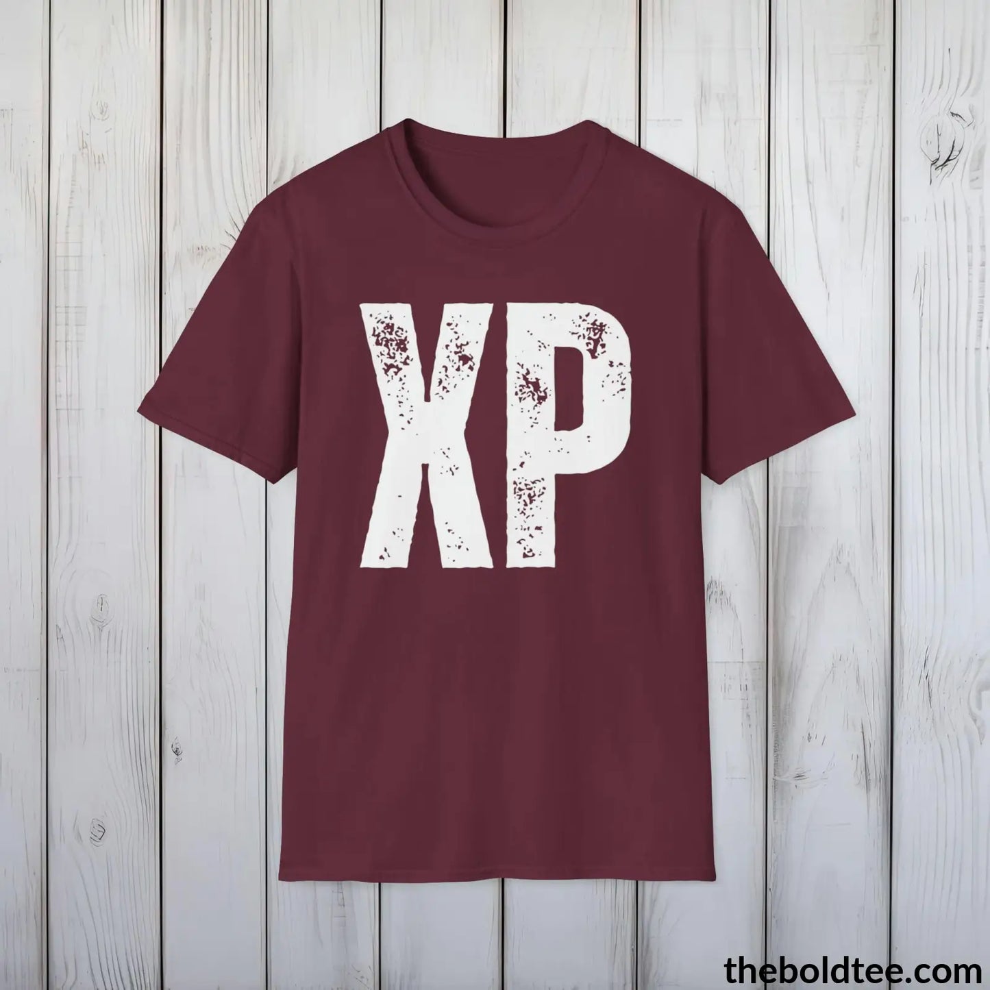 T-Shirt Maroon / S XP Gamer Tee - Sustainable & Soft Cotton Crewneck Unisex T-Shirt - 9 Bold Colors