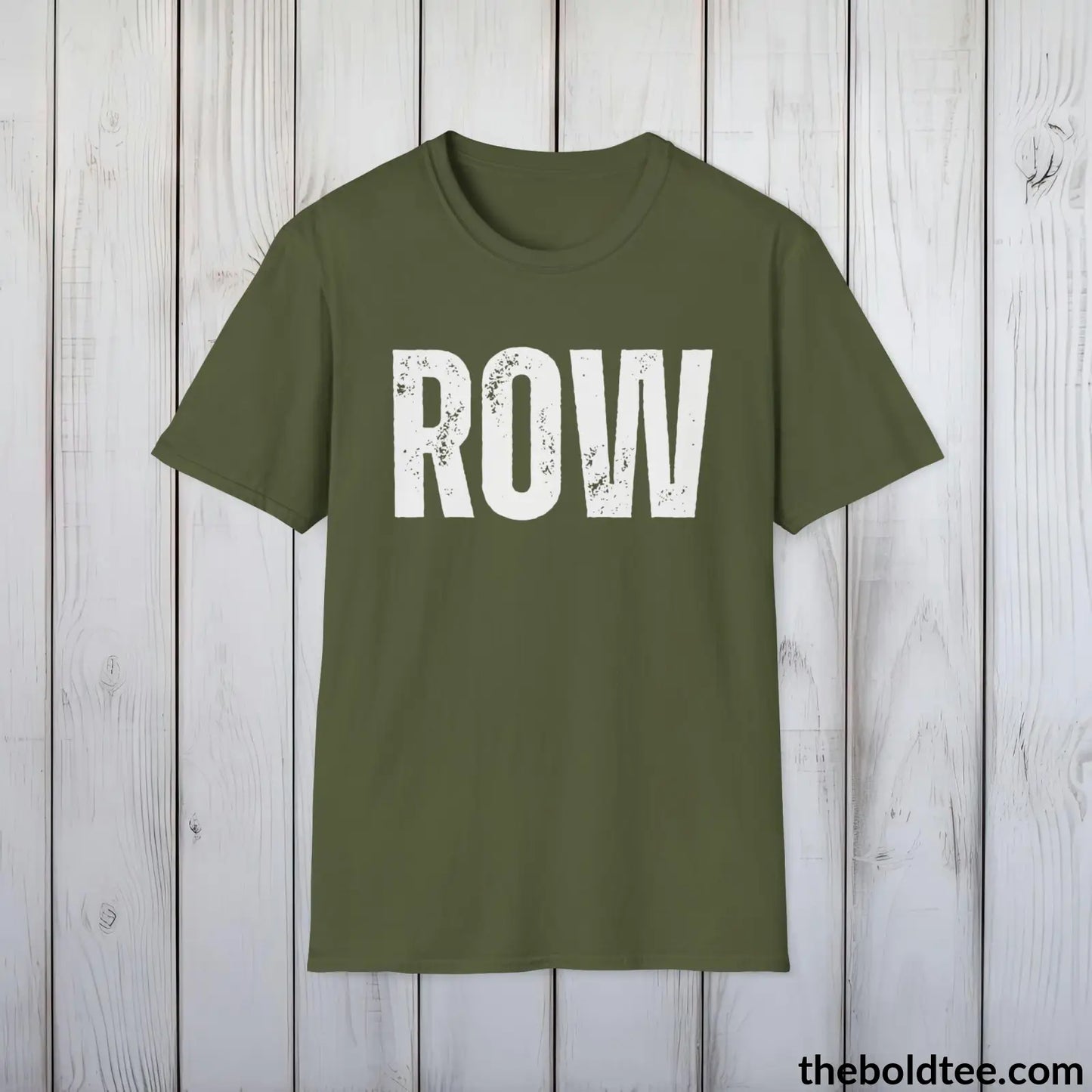 T-Shirt Military Green / S ROW Tee - Bold Urbnan Cotton T-Shirt - 9 Epic Colors Available