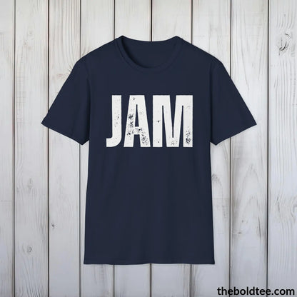 T-Shirt Navy / S JAM Tee - Bold Urbnan Cotton T-Shirt - 9 Epic Colors Available