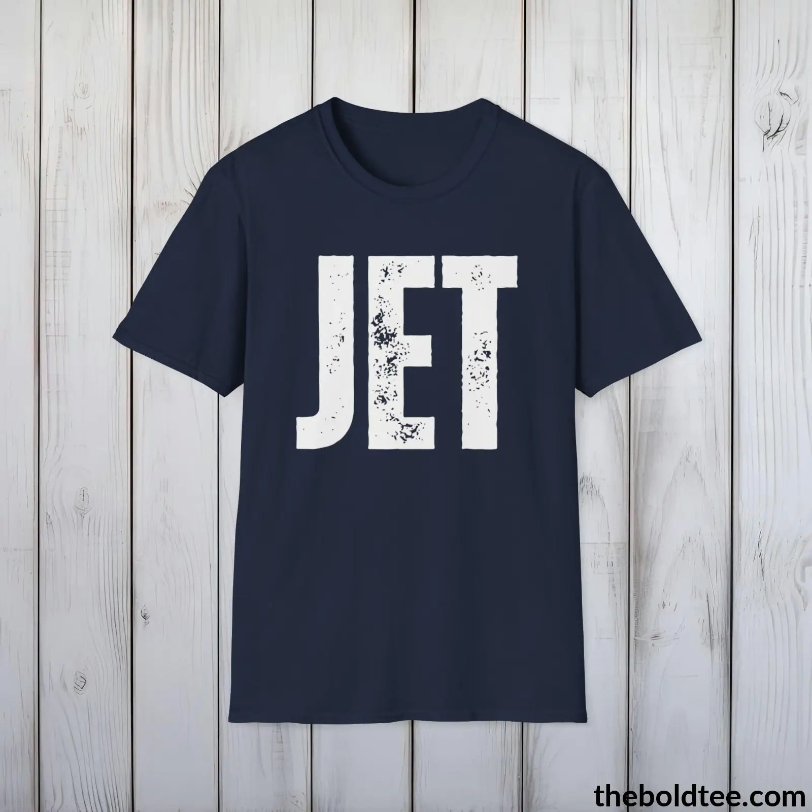 T-Shirt Navy / S JET Tee - Bold Urbnan Cotton T-Shirt - 9 Epic Colors Available