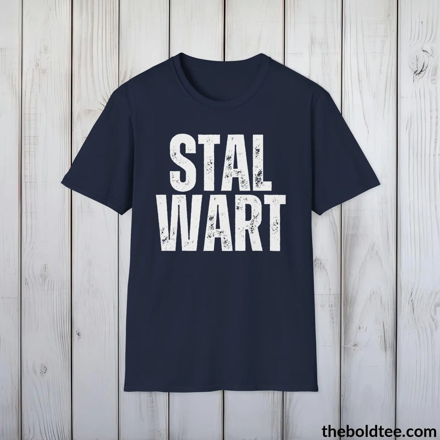 T-Shirt Navy / S STALWART Tee - Casual, Sustainable & Soft Cotton Crewneck Unisex T-Shirt - 9 Bold Colors