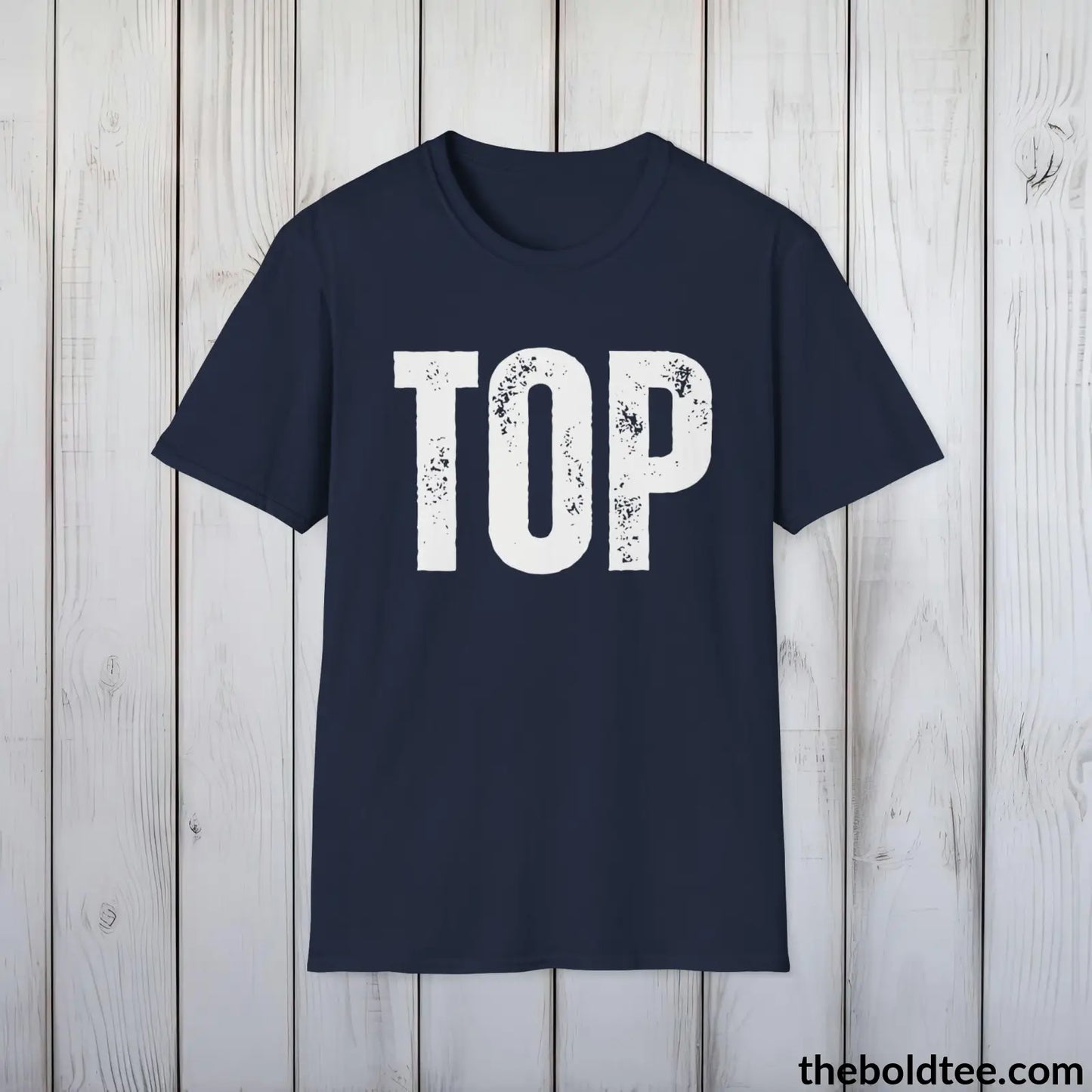 T-Shirt Navy / S TOP Tee - Bold Urbnan Cotton T-Shirt - 9 Epic Colors Available