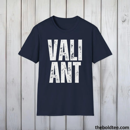 T-Shirt Navy / S VALIANT Tee - Casual, Sustainable & Soft Cotton Crewneck Unisex T-Shirt - 9 Bold Colors