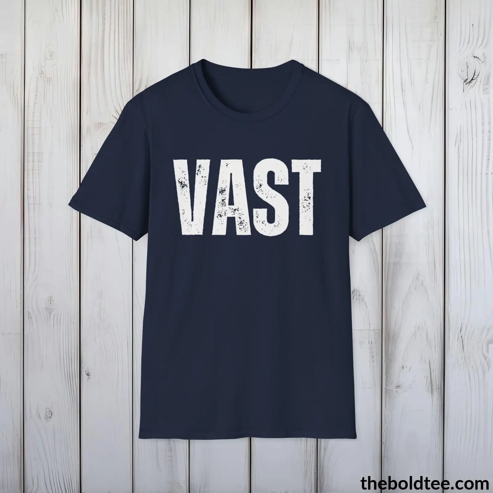 T-Shirt Navy / S VAST Tee - Bold Urbnan Cotton T-Shirt - 9 Epic Colors Available