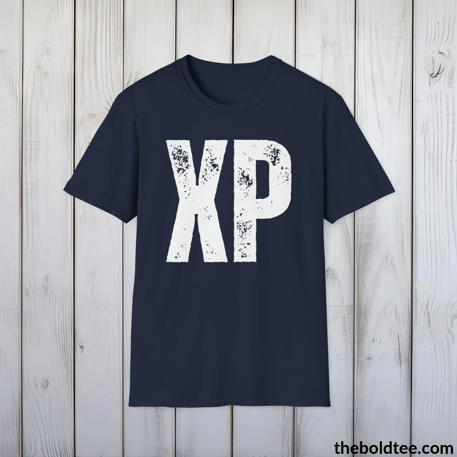 T-Shirt Navy / S XP Gamer Tee - Sustainable & Soft Cotton Crewneck Unisex T-Shirt - 9 Bold Colors