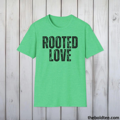 T-Shirt ROOTE LOVE Gardening Tee - Soft & Strong Cotton Crewneck Unisex T-Shirt - 8 Trendy Colors