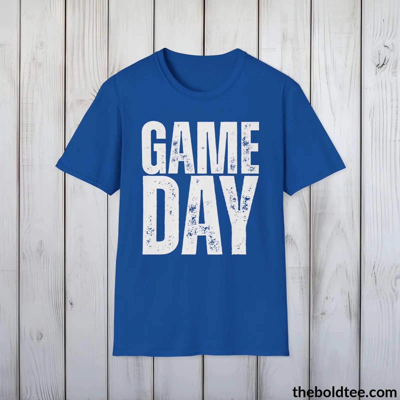 T-Shirt Royal / S Game Day Sports Fan T-Shirt - Casual Game Day Cotton Crewneck Tee - Eco-Friendly & Stylish Game Wear - 9 Colors