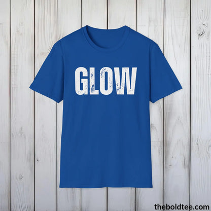 T-Shirt Royal / S GLOW Tee - Bold Urbnan Cotton T-Shirt - 9 Epic Colors Available